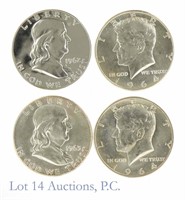 Silver Half Dollars - 1 Gem Proof (4)