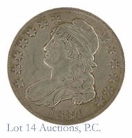 1834 Capped Bust Half Dollar - LD/SL (XF?)