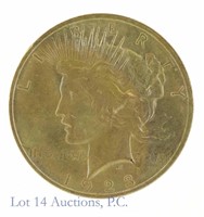 1923 Peace Silver Dollar (TONED!)