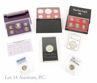Graded Coins & Proof Sets (Some Silver)