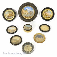 Medallions Gold Foil Miniature Art (9)