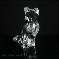 Baccarat Crystal Cat / Kitten - Sitting