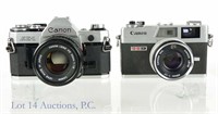 Canon AE-1 & Canonet G-III QL17 Cameras (2)