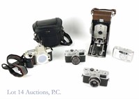 Nikon, 2x Olympus, Samsung & Polaroid Cameras