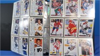 Album w/'92-93 UD Hockey Set (not complete)