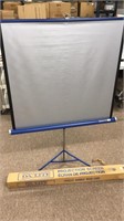 Da-Lite projection screen measuring approximately
