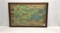 Reproduction Archival Print of Historic Map of