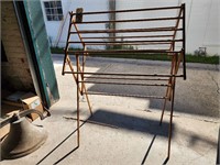 Folding Wood Clothing Dryer. Good Condition