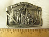 Hughes Tool Co. Oil Field Drilling Pewter Buckle