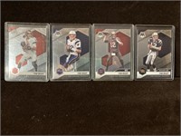 (4) mosaic Tom Brady nfl card lot