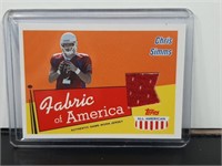 2003 Chris Simms Fabric Of America Jersey Relic
