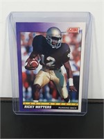 1991 Score Ricky Waters Rookie Football Card
