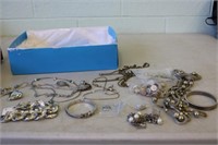 All things Silver Tone - Necklaces, Bangles