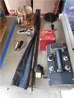 Fishing Rod, Reels, Metal Detector