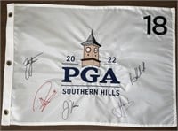 Autographed PGA Championship Flag- Winner Signed!