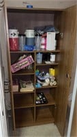 Cabinet & contents