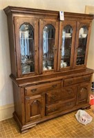 China Hutch 64”L, 20”D, 75”T NO CONTENTS