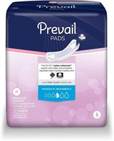 Prevail® Bladder Control Pads, 9 packs of 20