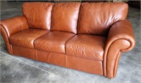 Chateau leather couch 86" (Loveseat 123N)