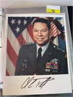 COLIN POWELL SIGNED PHOTO
