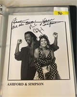 ASHFORD AND SIMPSON SIGNED PHOTO