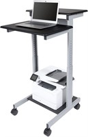 Adjustable Height Two Tier Standing Desk