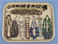 (10) Vintage Beaded Necklaces