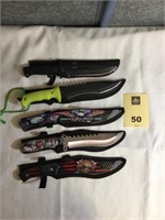 Lot of 5 Assorted Knives
