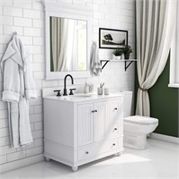 Dorel Living, White Bathroom Vanity