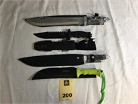 Lot of 4 Knives