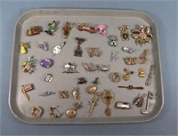 (45) Costume Jewelry Pins