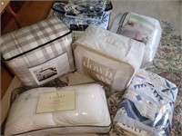 King size comforters, pillows, etc