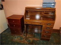 Roll Top Desk & Drawers