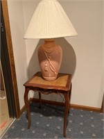 Lamp and table