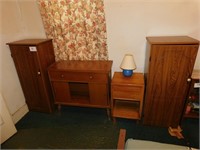 Assorted Tables, Lamp, & Cabinets