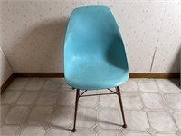 Mid century molded plastic chair
