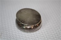 Small Pill Box Silver