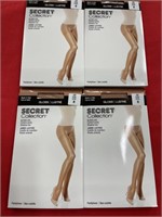 4 - Secret Gloss leg panty hose size B natural