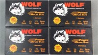 (4x)5 rnds 12 Gauge Wolf Performance