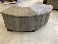 Hot tub corner table.  18 inches tall.   Made