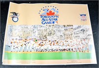 1991 TORONTO ALL STAR GAME POSTER MLB