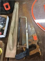 Two hand saws and other