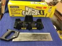 Stanley mitre box with backsaw