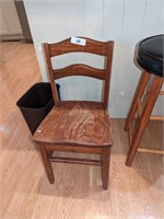 Small Oak Child's School Chair