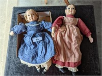 (2) Composition Dolls (not old)