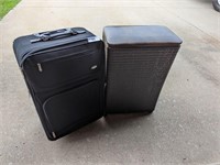 Soft Sided Suitcase w/ Wheels + Laundry Hamper