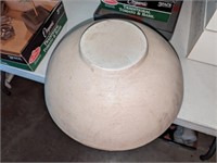 Large Clay Pottery Batter Bowl,