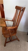 Bucks county provincial wooden chair