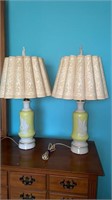 Pair of Aladdin alacite lamps