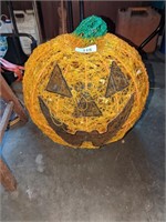 Large Spun Jack-o-Lantern Pumpkin Decor